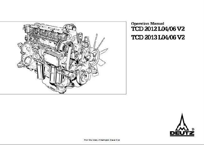 deutz tcd 2012 service manual