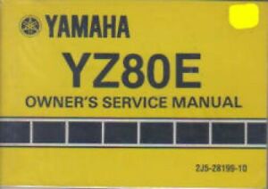 1978 yamaha yz80 owners manual