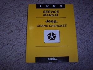 1994 jeep grand cherokee laredo owners manual