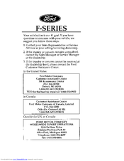 1995 ford f150 owners manual