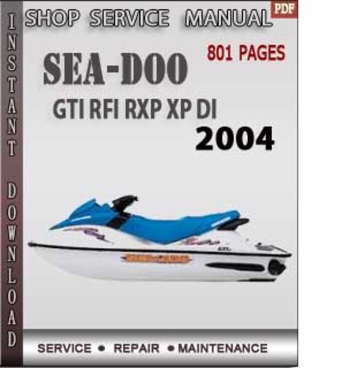 2004 seadoo gti le rfi owners manual