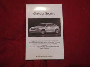 2006 chrysler sebring owners manual