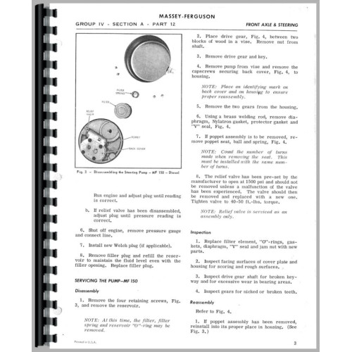 massey ferguson 165 service manual