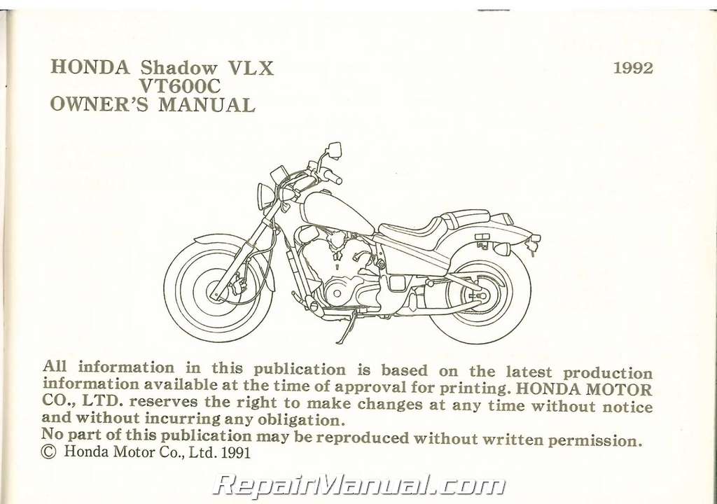 2002 honda shadow vlx 600 owners manual