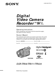 sony handycam dcr sx45 user manual