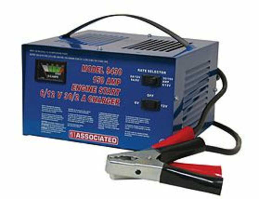 2 6a 12volt manual battery charger