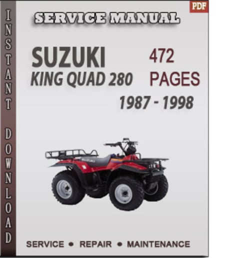 suzuki king quad 400 owners manual