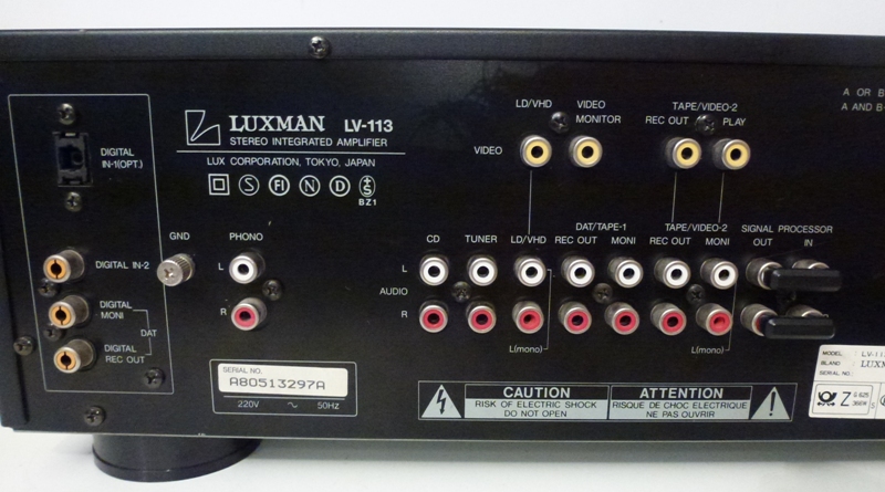 luxman lv 113 service manual