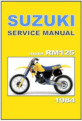 1996 suzuki rm125 service manual