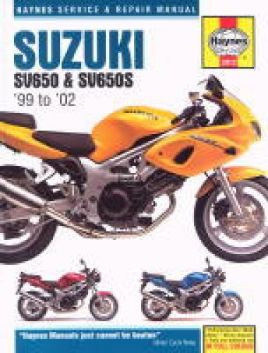 2000 suzuki sv650 owners manual