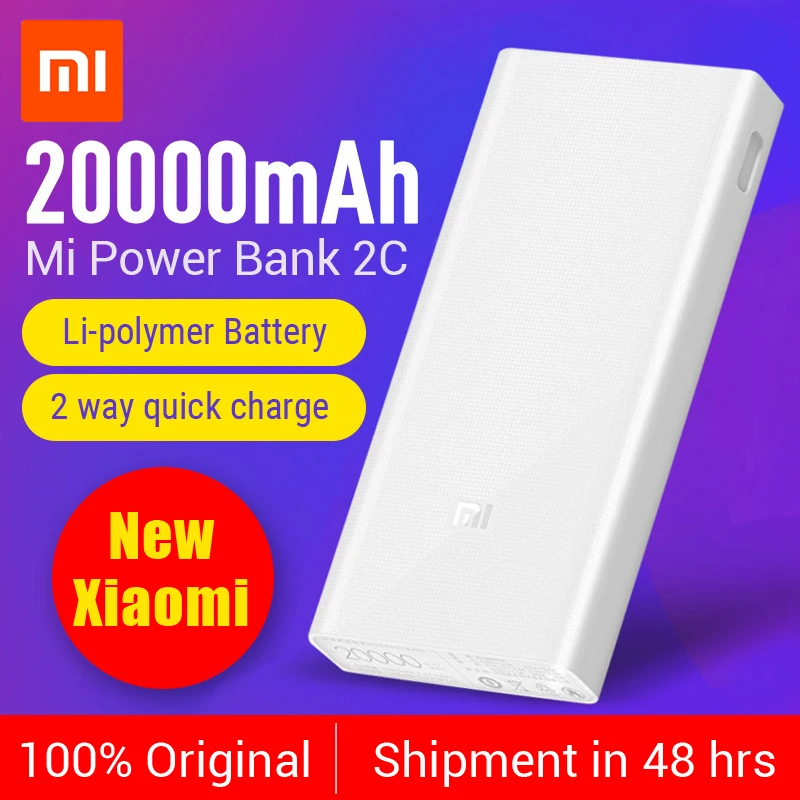 20000mah mi power bank 2c user manual