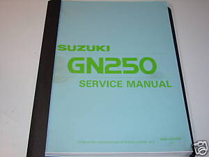 suzuki gn 250 owners manual
