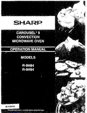 sharp carousel convection microwave user manual