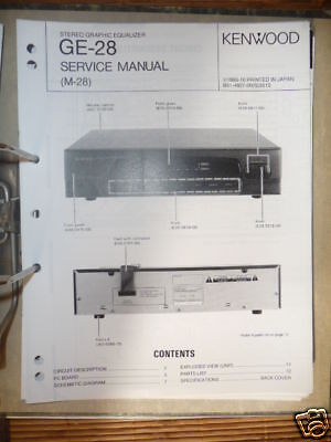 kenwood ge 850 user manual