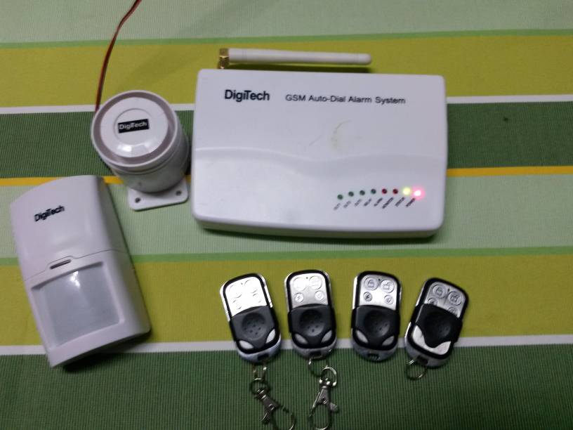 digitech gsm auto dial alarm system user manual