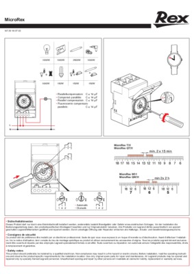 legrand microrex qt31 user manual