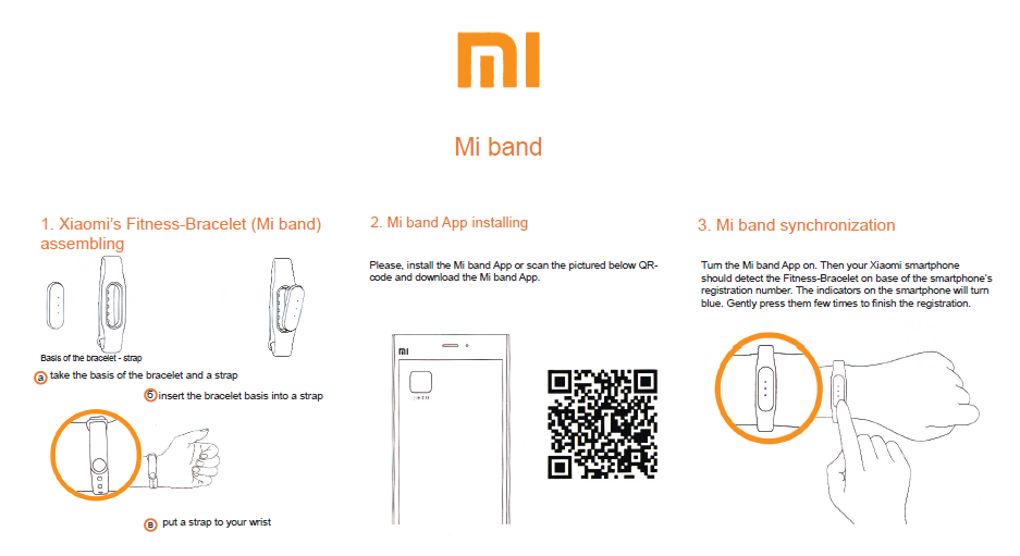 mi band 3 user manual english pdf download
