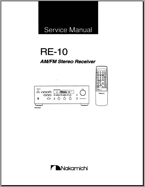 nakamichi re 2 service manual